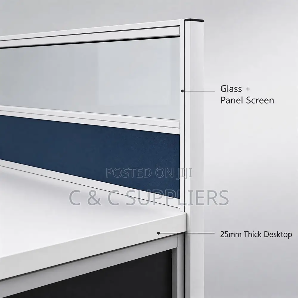 1-Way Modular Workstation Desk