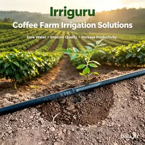 Flower Drip Irrigation Field