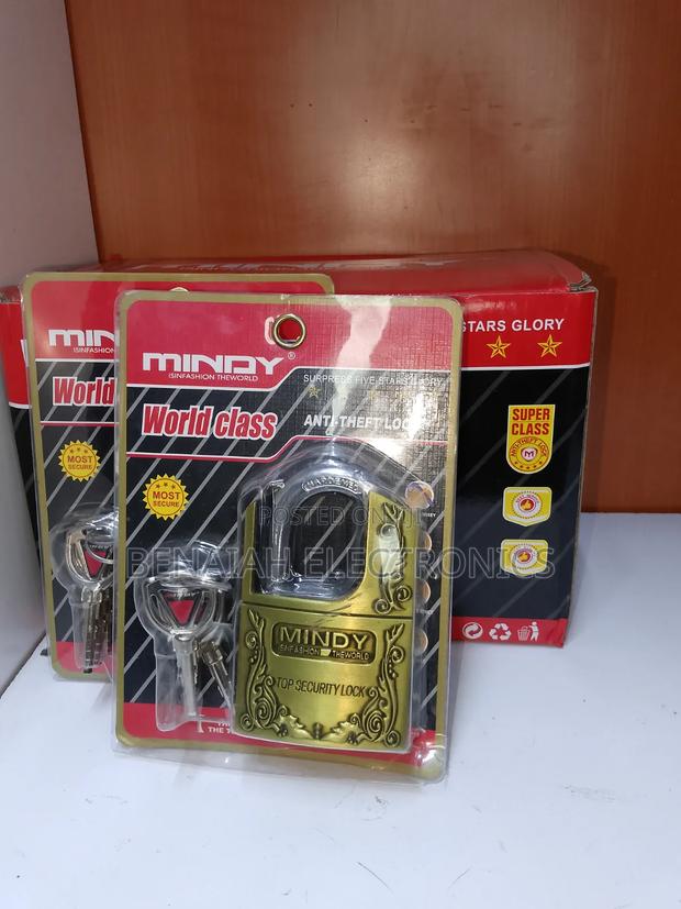 Original Mindy Padlock Three Set of Keys,hardened for Maximum Security
