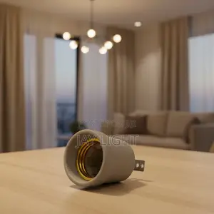 Ceramic E27 Lamp Holder for Home Decor