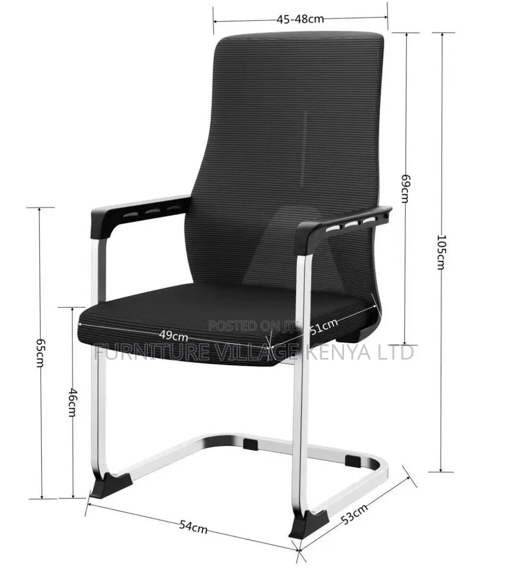 Boardroom Chair; Breathable Office Visitor's Waiting Chair