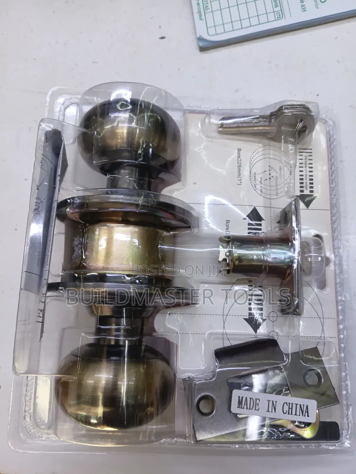 Fly Globe 5791ab-Et Entrance Door Knob Lock Set