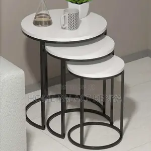 Nesting Table; Space Saving Marble Top Nesting Tables for Living Rooms