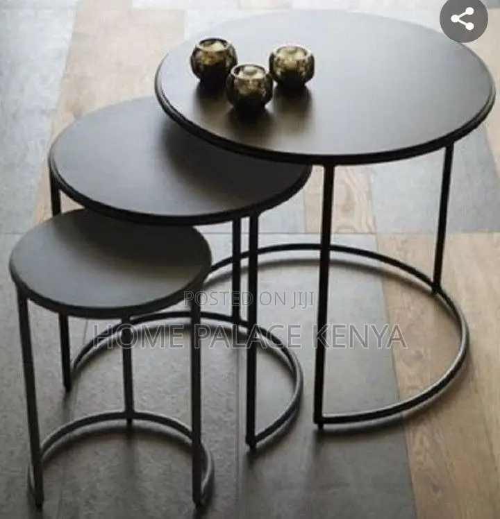 Nesting Table; Space Saving Marble Top Nesting Tables for Living Rooms