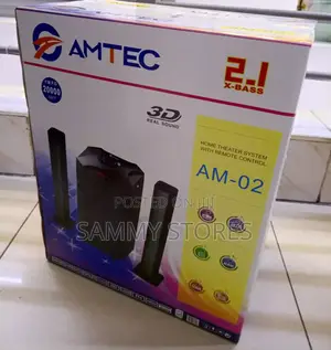 Amtec AM-02 Home Theatre Speaker System – Bluetooth/Fm/USB/Sd