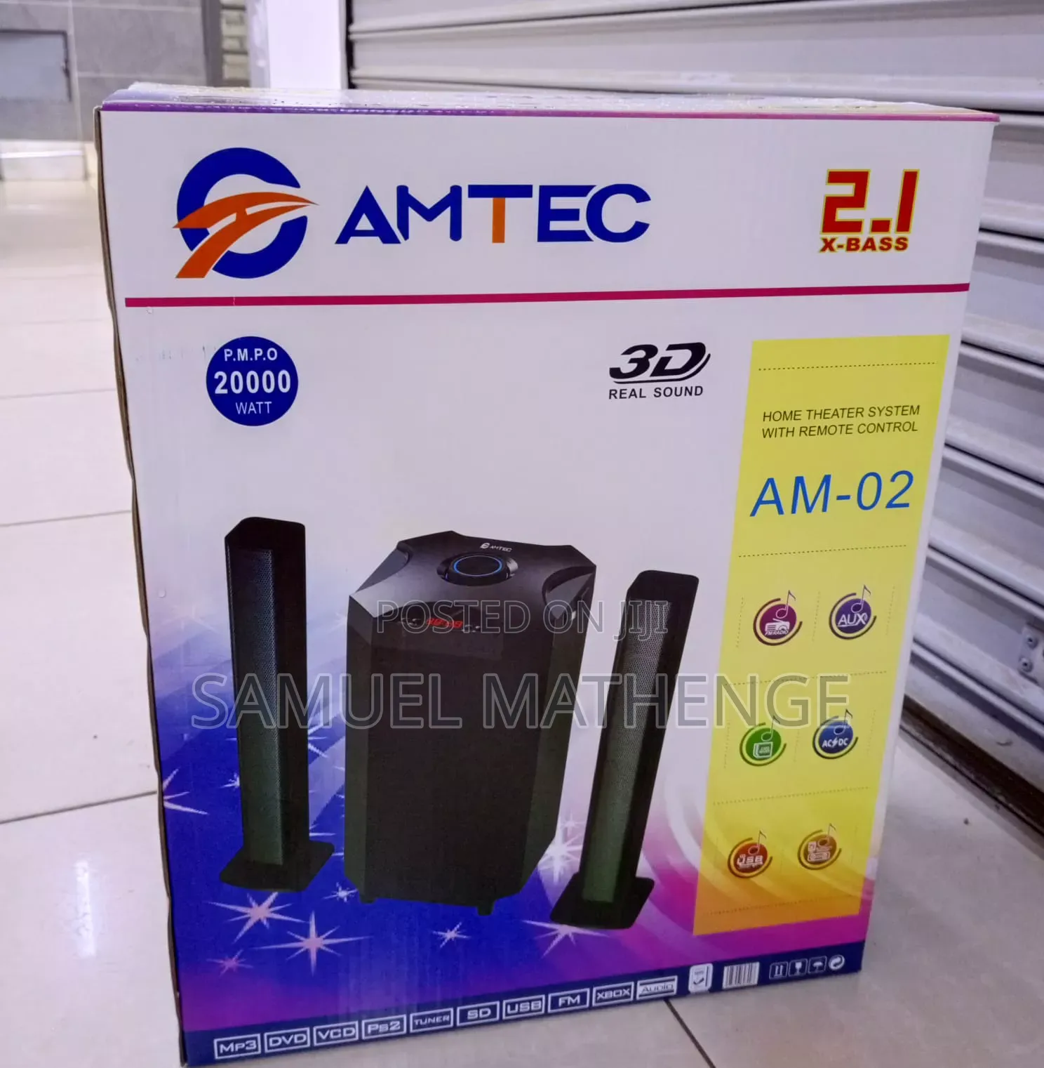 Amtec AM-02 2.1CH Multimedia Speaker System