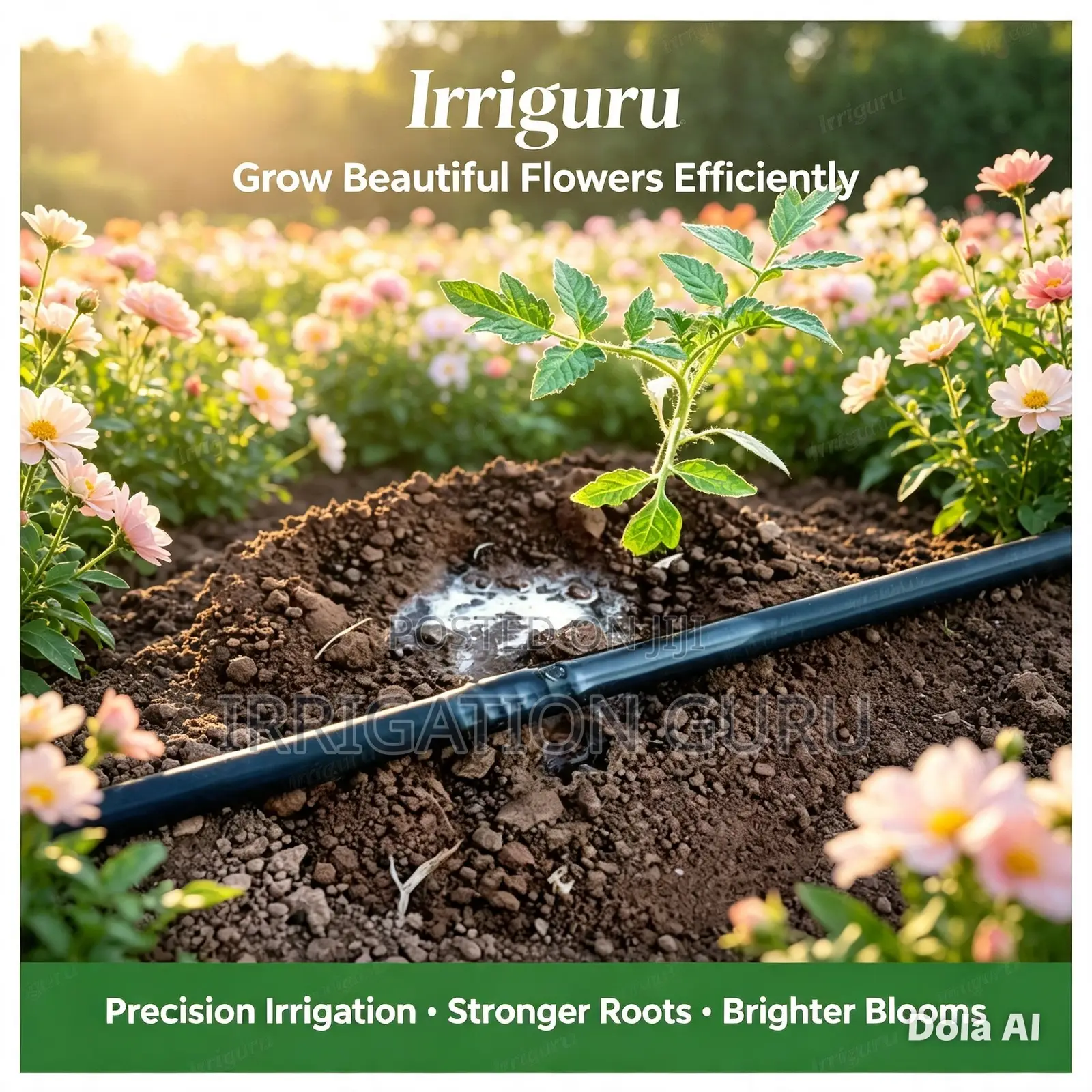 Flower Nursery Efficiate Irrigation