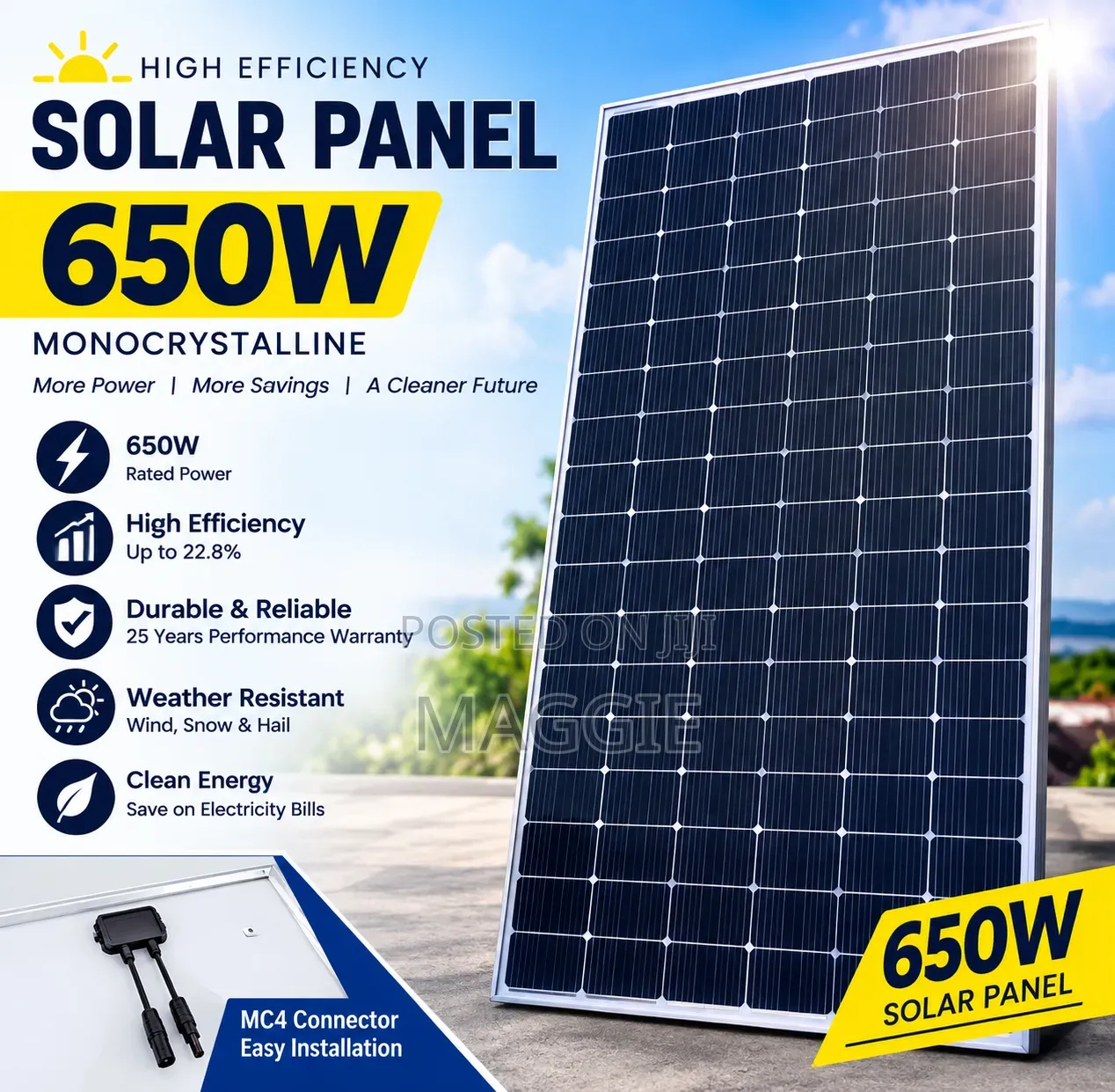 Longi Horizon 650w Solar Panel