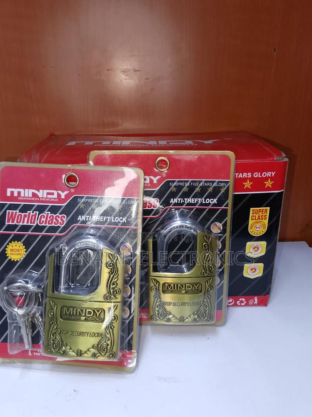 Mindy Padlock 60mm With Three Set Keys,hardened for Maximum Security