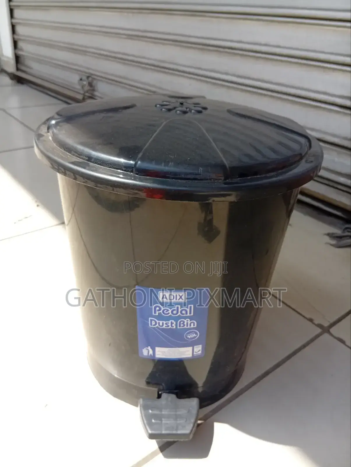 10L ADIX Pedal Waste Bin – Durable Plastic Dustbin With Foot Pedal