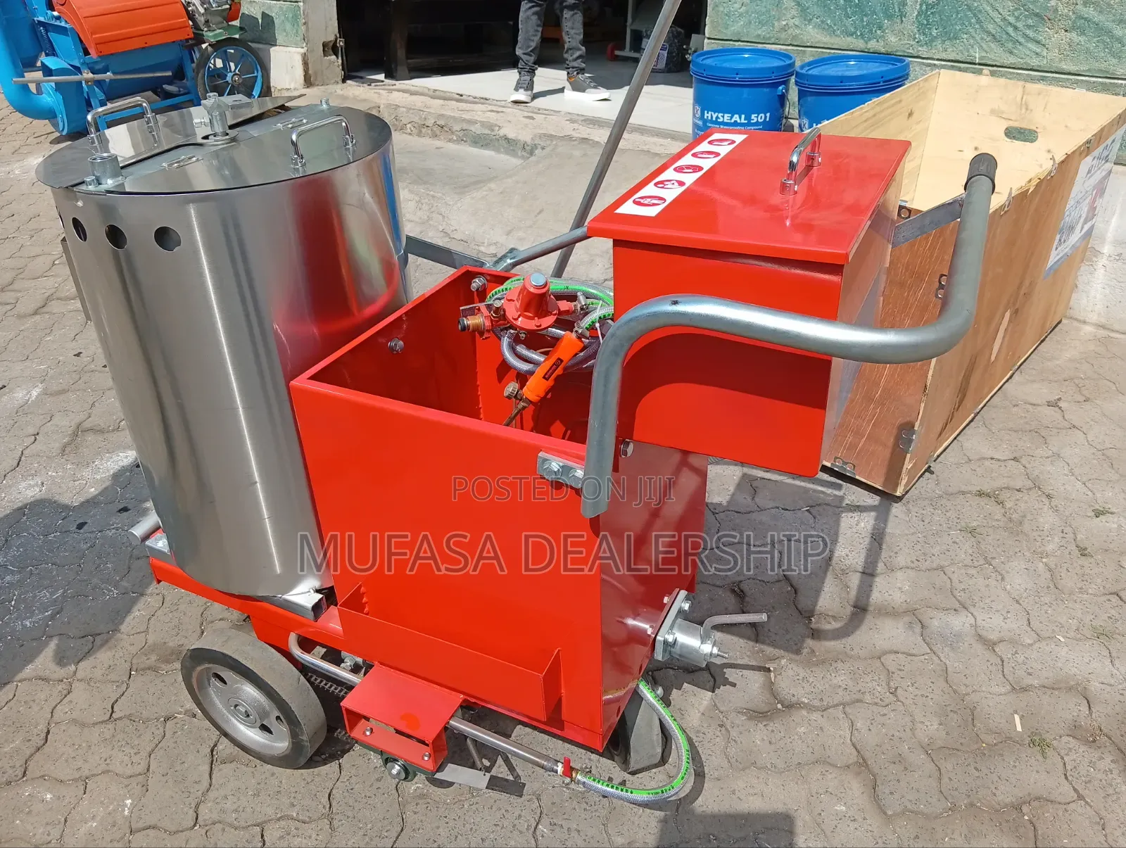 Tripple-Wheel Road Marking Machine