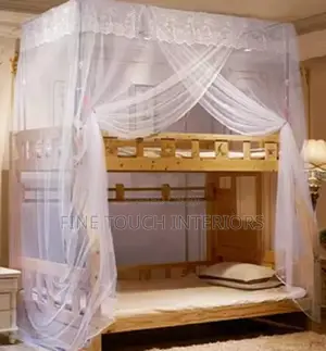 Top Square Double Decker Mosquito Net – Size for 3×6, 4×6 5×6 Beds