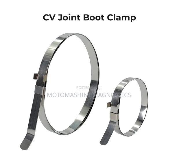 Universal Vehicle Rubber CV Boot Drive Shaft Boot Metal Clamps