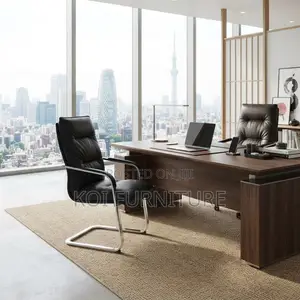 Office Chairs; Executive Leather Office Seat With Sle Base High Back