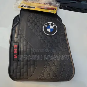 Heavy BMW Branded Car Floor Mats for 5 Seater Car