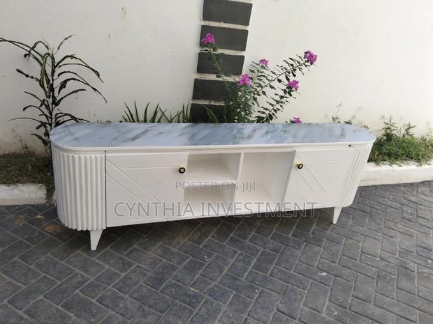 Gray Top 6 Ft TV Stand