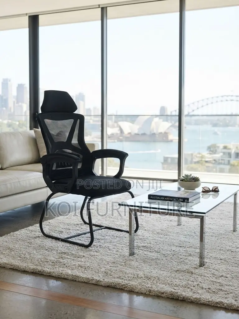 Office Chairs; Black Mesh Home Office Sled Offices Seats