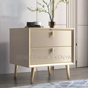 Bedside Cabinet; Modern Bedside Table With Two Storage Drawers