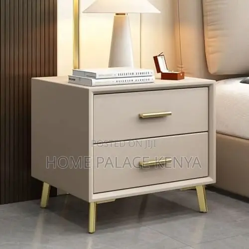 Bedside Cabinet; Modern Bedside Table With Two Storage Drawers