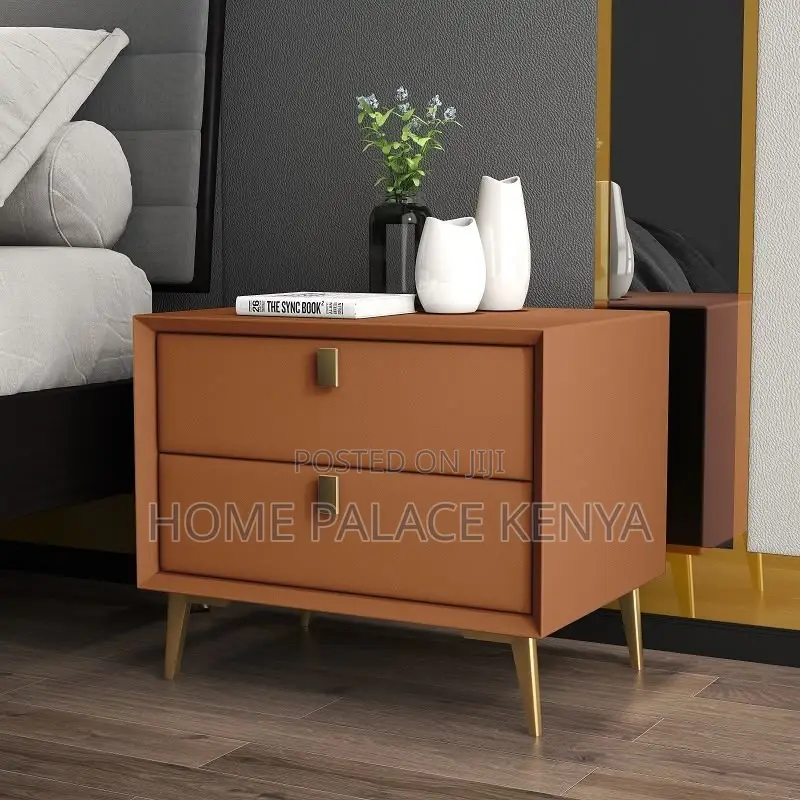 Bedside Cabinet; Modern Bedside Table With Two Storage Drawers