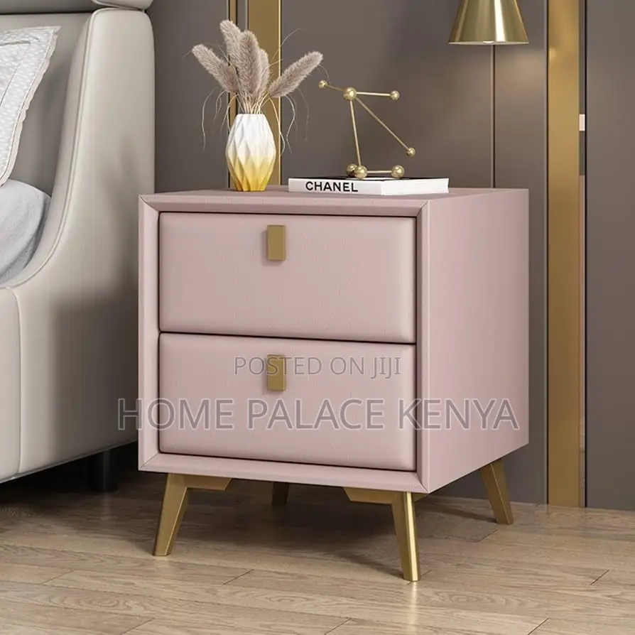 Bedside Cabinet; Modern Bedside Table With Two Storage Drawers