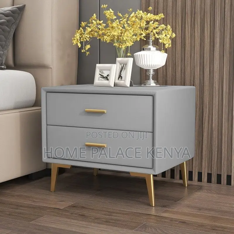 Bedside Cabinet; Modern Bedside Table With Two Storage Drawers