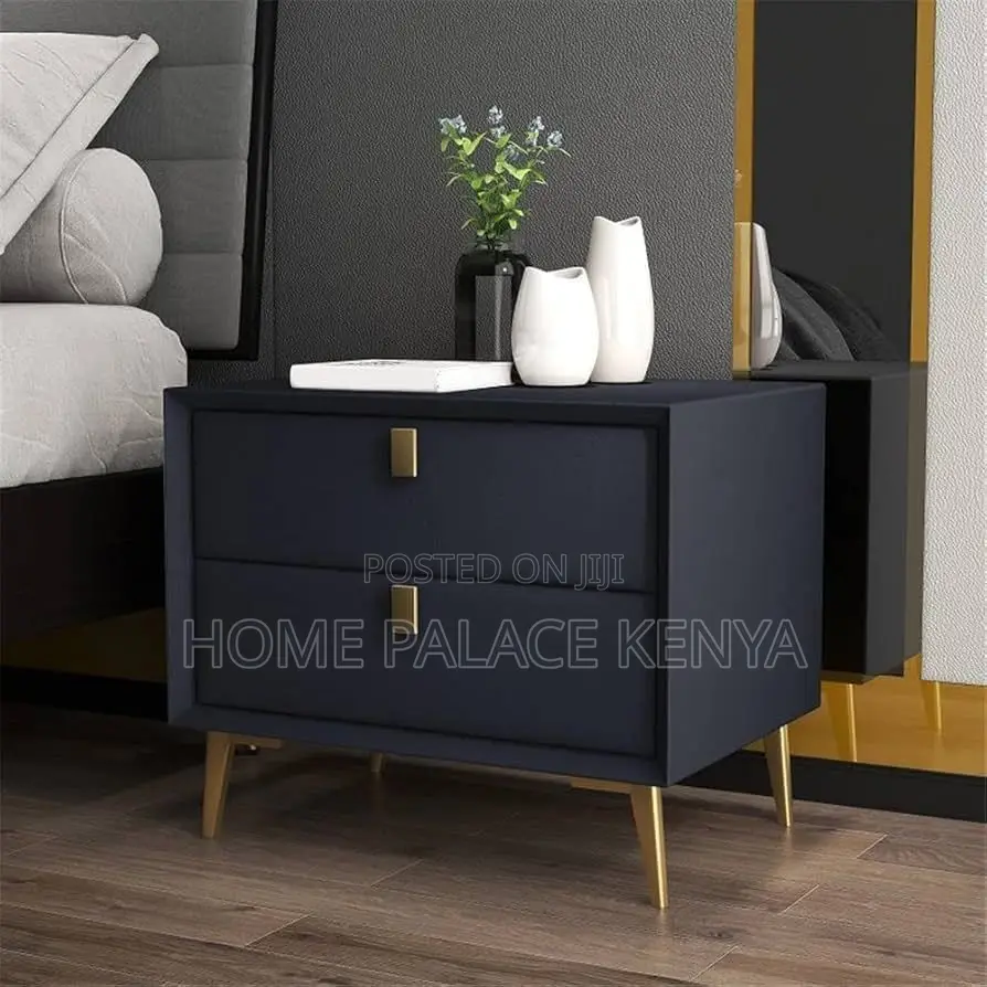 Bedside Cabinet; Modern Bedside Table With Two Storage Drawers