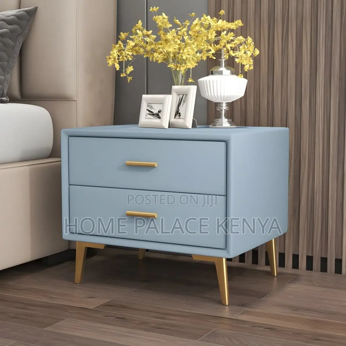 Bedside Cabinet; Modern Bedside Table With Two Storage Drawers