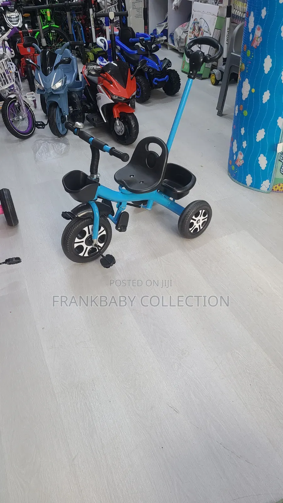 Baby Tricycle With Push Handle