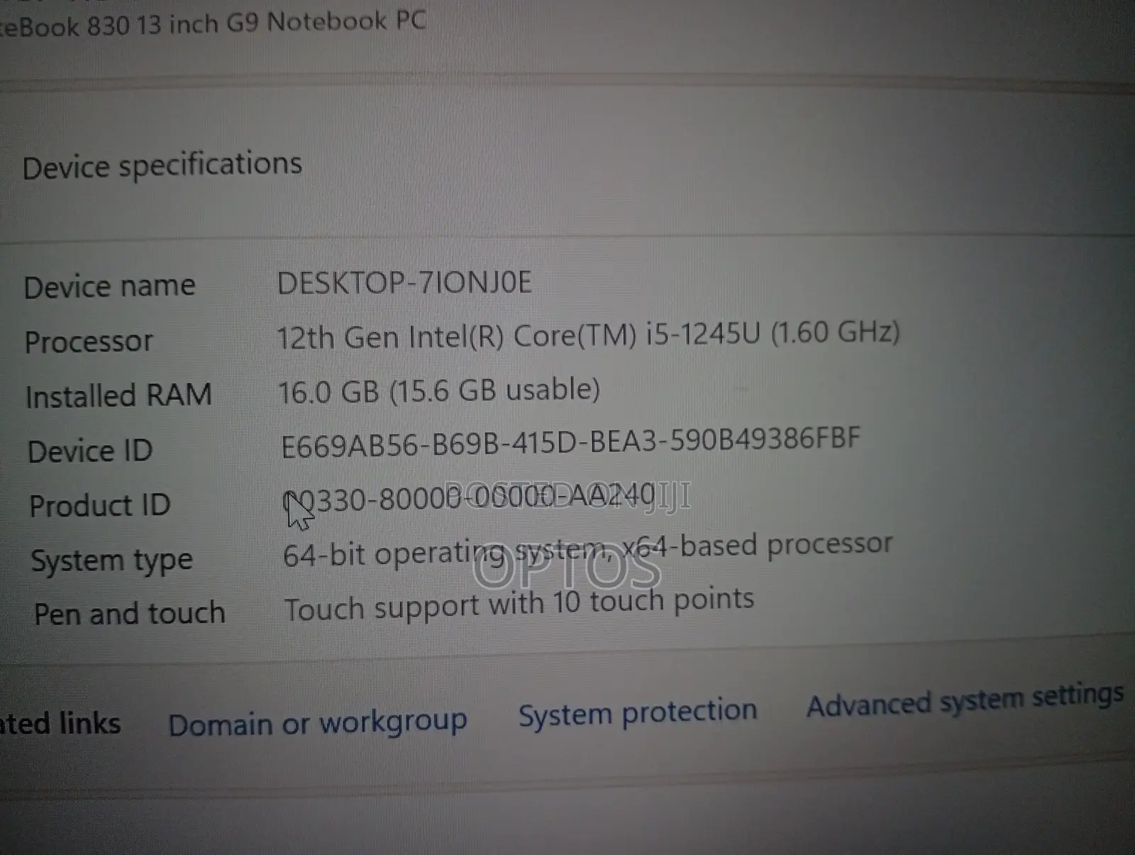 Laptop HP EliteBook 830 G9 16GB Intel Core i5 SSD 256GB