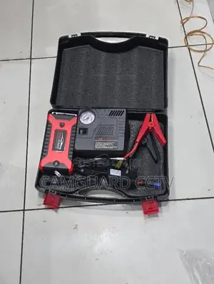 High Power 4-in-1 CarJump Starter Kit With Air Compressor Power Bank