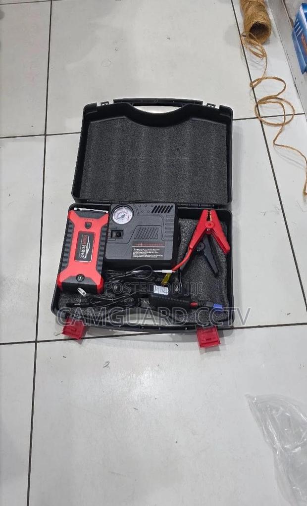 High Power 12V Multi-Function Car Jump Starter Portable Air Compressor