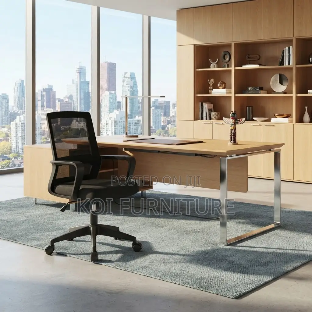 Office Chairs; Mid Back Black Ergonomical Office Kaptains Chairs