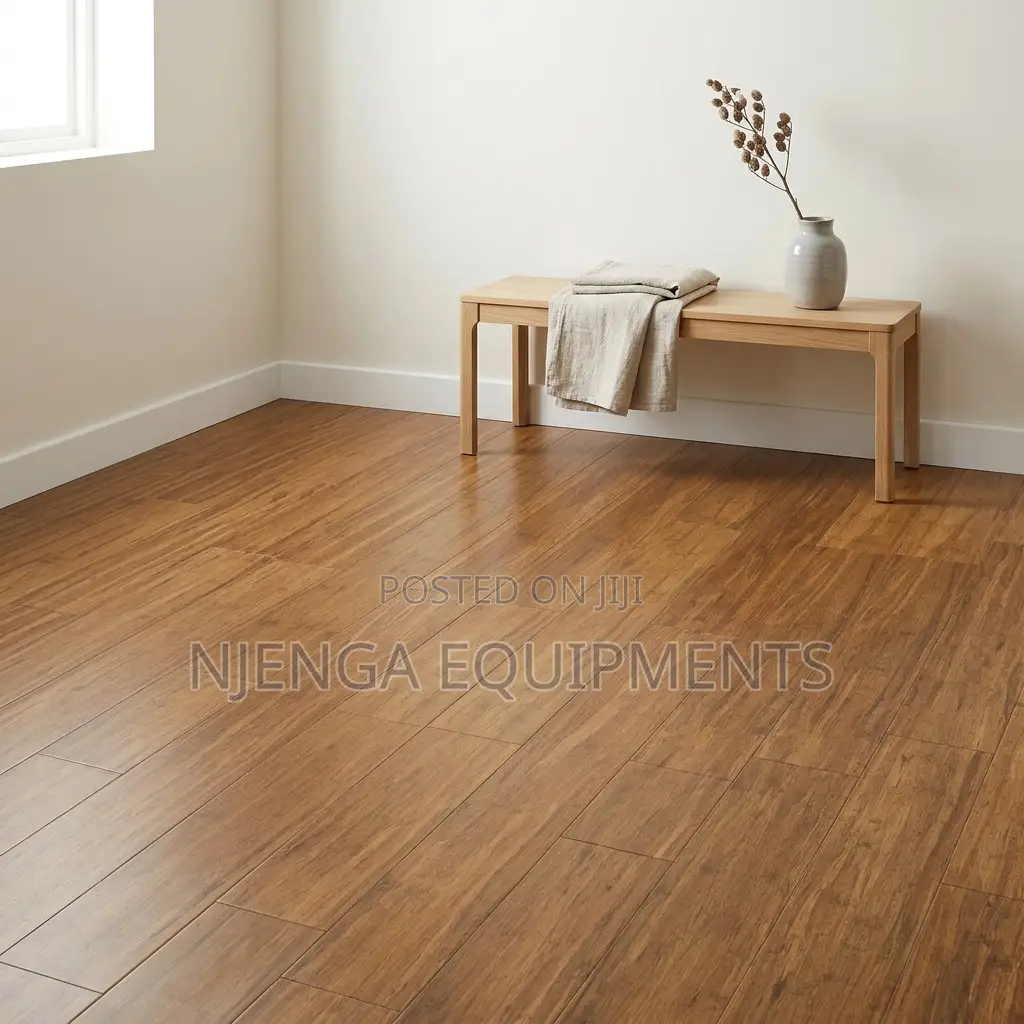 Natural Bamboo Flooring With Click-Lock Design