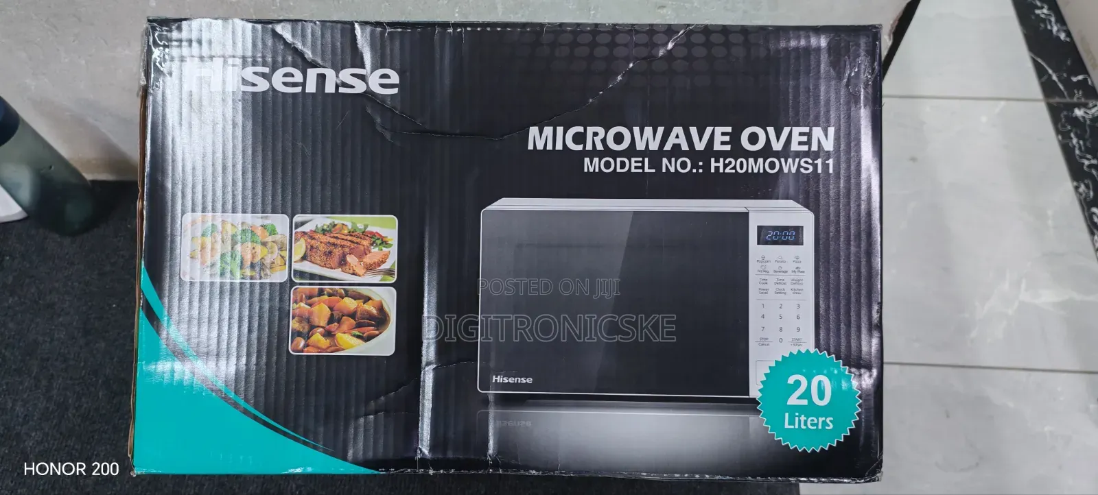 Hisense 20l Digital Microwave White