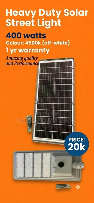 Heavy Duty Solar Street Light 400 Watts