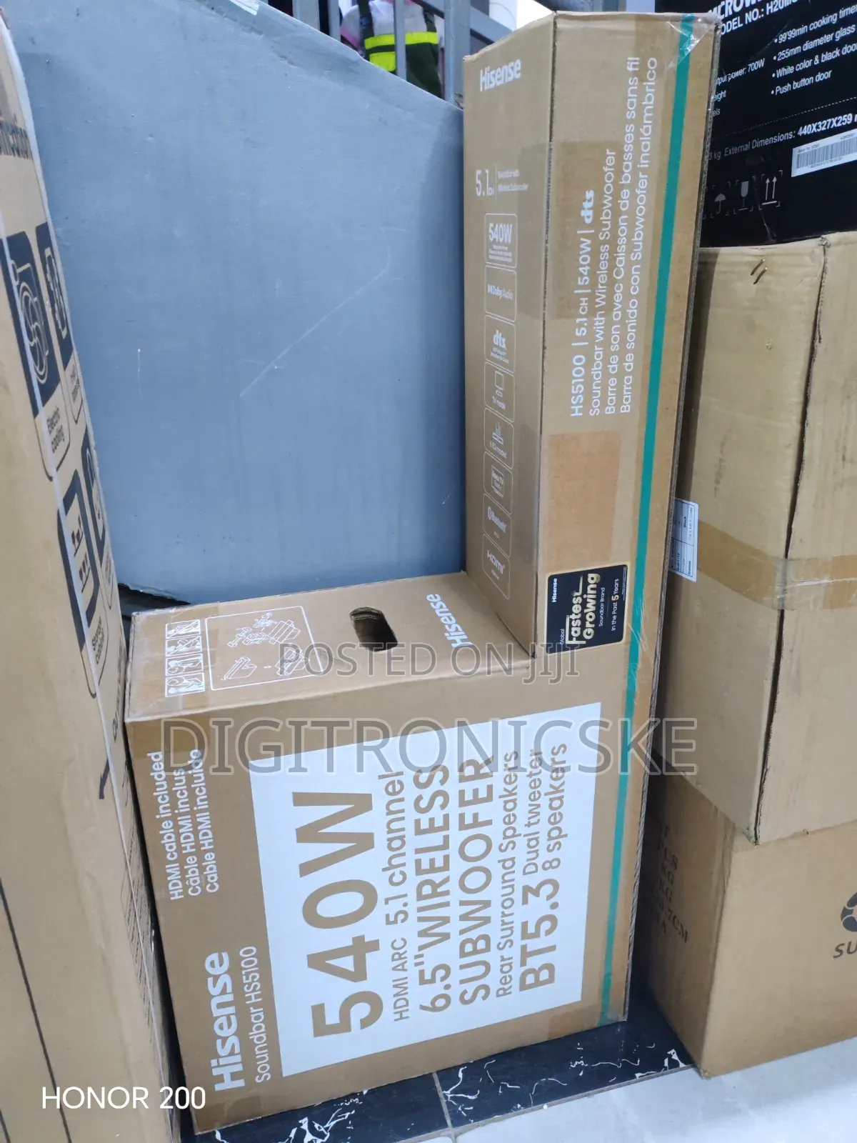 Hisense Hs5100 5.1ch 540watts Soundbar