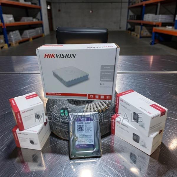 1080P Security 4 Hikvision Full HD CCTV Cameras Complete System Kit.