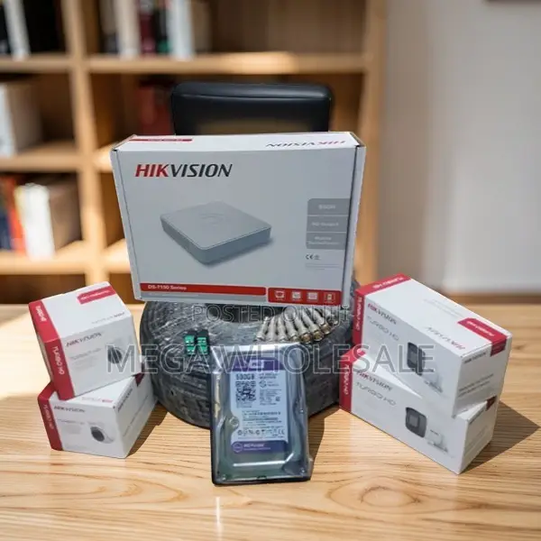 2MP Turbo HD 4 Hikvision Full HD CCTV Cameras Complete System Kit