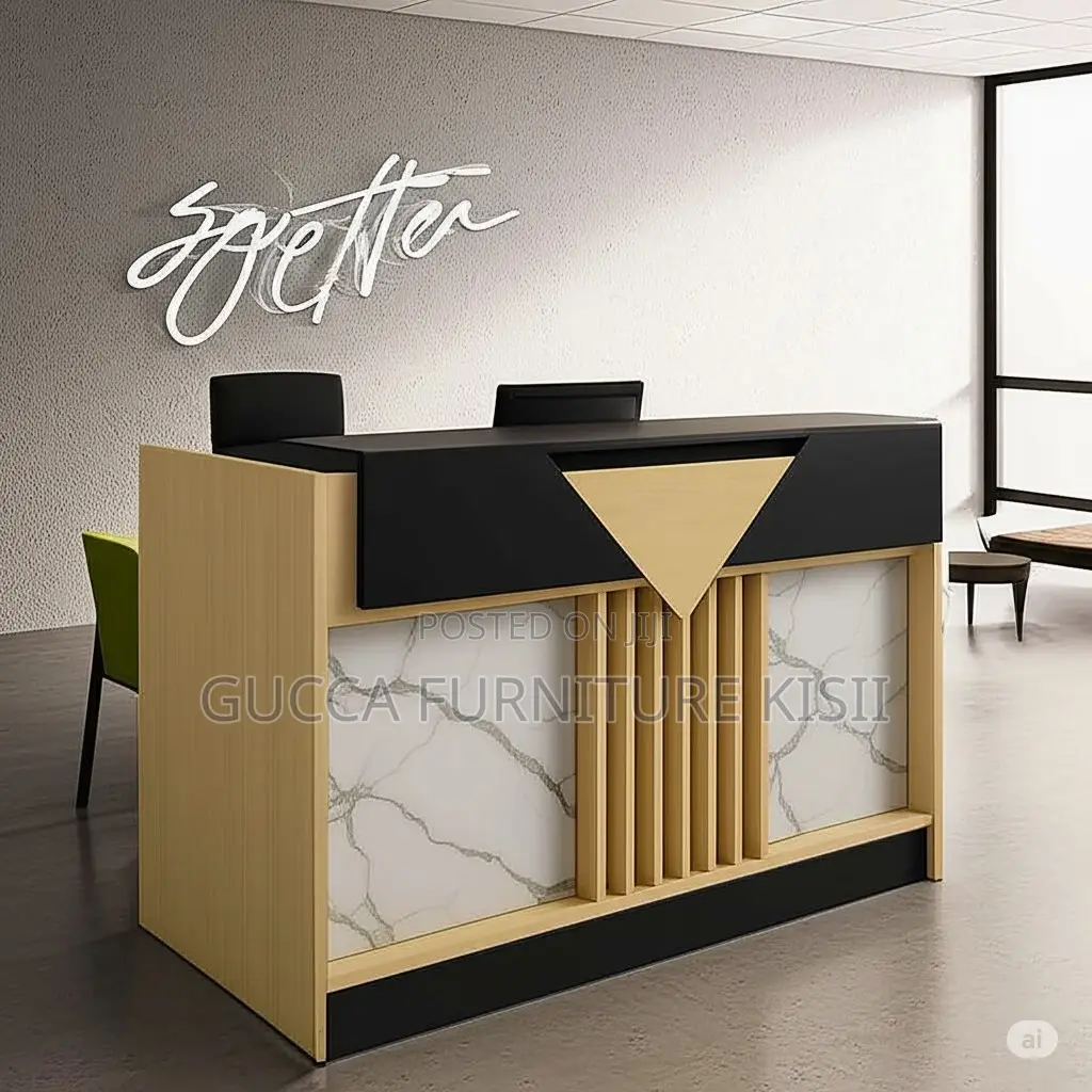 Reception Desk; 2M Reception Desk With Counter