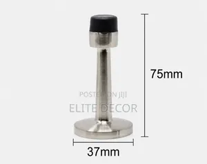 Wall Mounted Door Stopper With Rubber Tip – Door Buffer