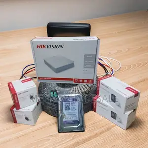Android Support 4 Hikvision Full HD CCTV Cameras Complete System Kit