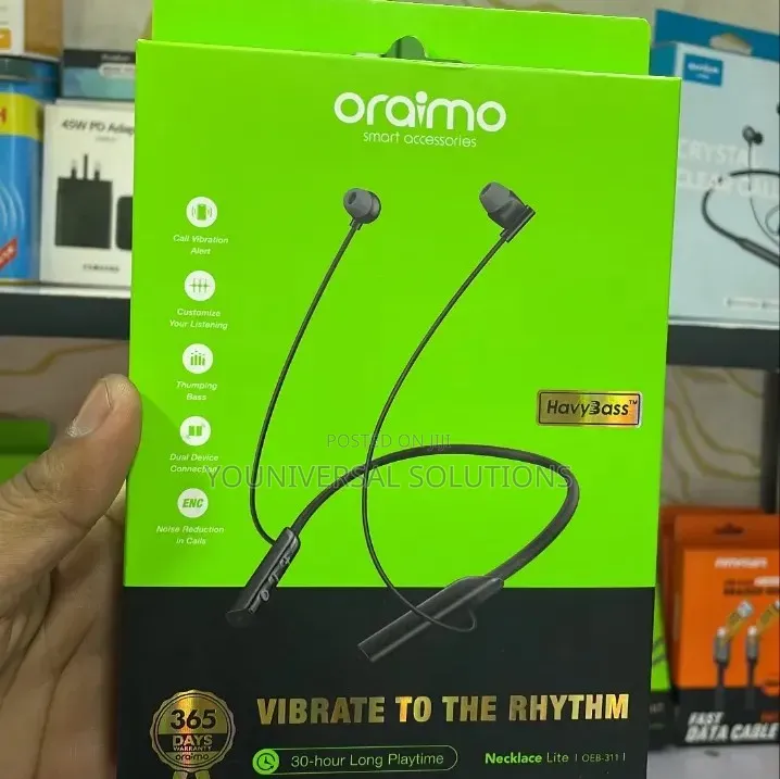 Oraimo Necklace Lite OEB-311 Neck Band With Vibration
