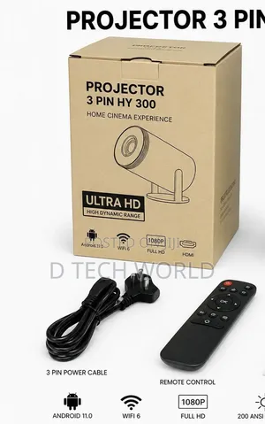 Projector 3 Pin Hy 300 Home Cinema Experience