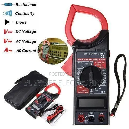Digital Clamp Multimeter AC/ Current Volt TesterDT266 Electronic