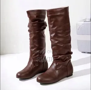 Leather Thigh Boots