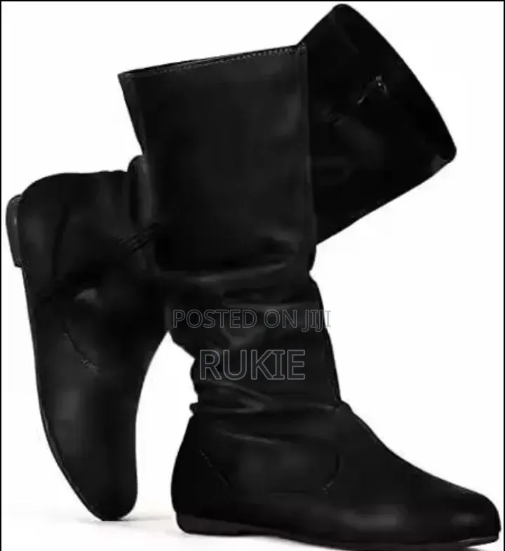 Leather Thigh Boots