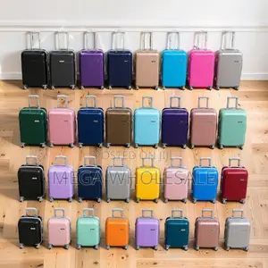 Lightweight Spacious 3-in-1 Unbreakable Rubber Plastic Suitcase Bags