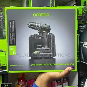 *Oraimo MaxDrill OSH-010A 20V Impact Drill* With 6 Free Drill Bits