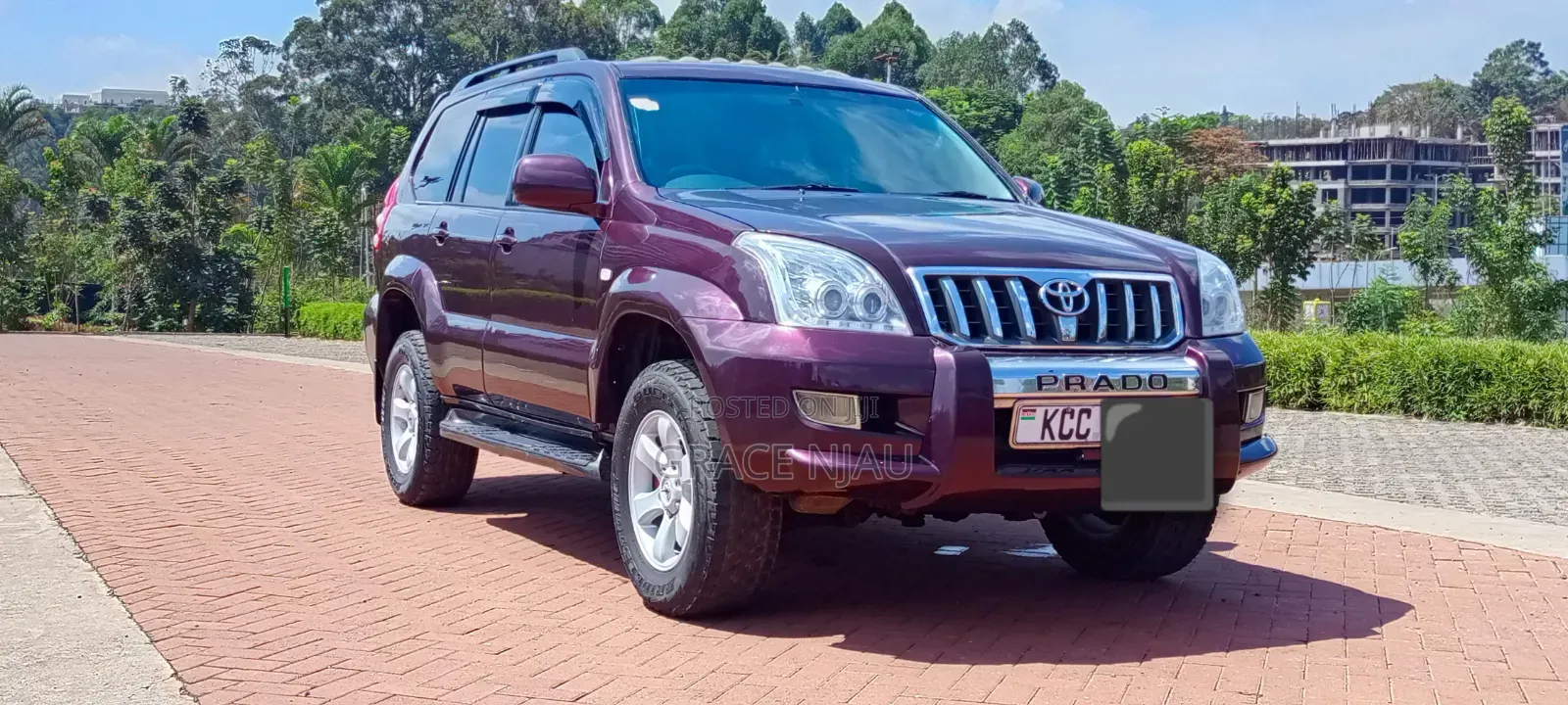 Toyota Land Cruiser Prado 2008 Burgundy